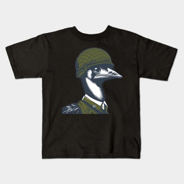 Great Emu War - This Bird Fights for Freedom! Kids T-Shirt by PCB1981